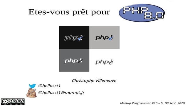 Etes vous-pret pour php8 ?