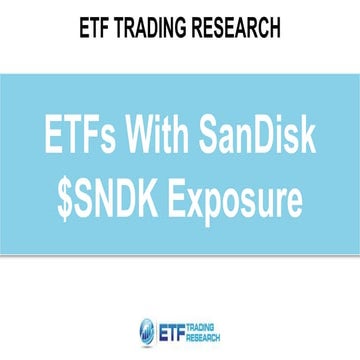ETFs With SanDisk $SNDK Exposure | PPTX