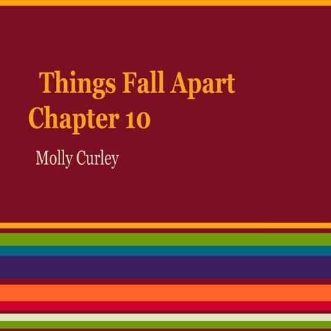 Things Fall Apart - Chapter Guide (1-13) | PPT