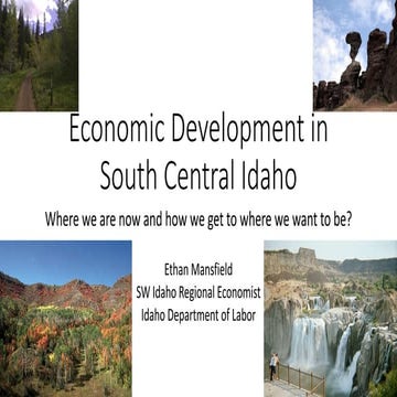 Ethan Mansfield - Southern Idaho Economic Trends
