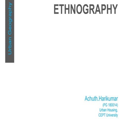 Ethnography