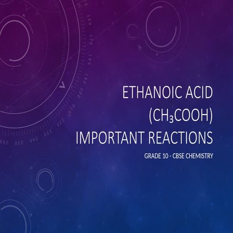 Ethanoic_Acid_Reactions.pptx grade 10 cbse,_Acid_Reactions.pptx grade ...