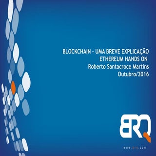Blockchain - Uma breve explicação