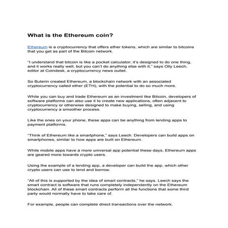 Ethereum (ETH) Coin What Is It And How Does It Work.pdf