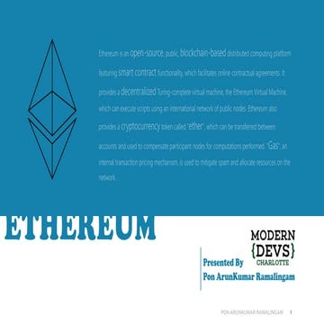 Getting Started with Ethereum Development