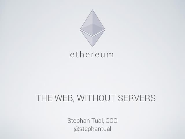 Ethereum at Hackernews London