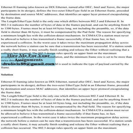 Ethernet II framing (also known as DIX Ethernet, named after DEC, In.pdf