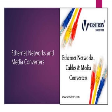 Ethernet networks and media converter