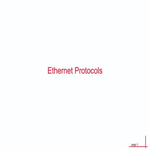 Ethernet protocol | PPT