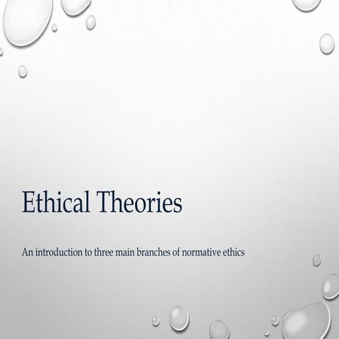 Ethical Frameworks Intro