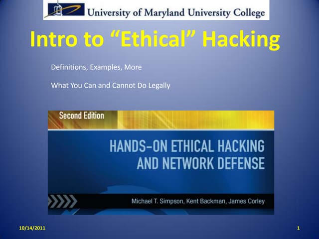 Ethical hacking