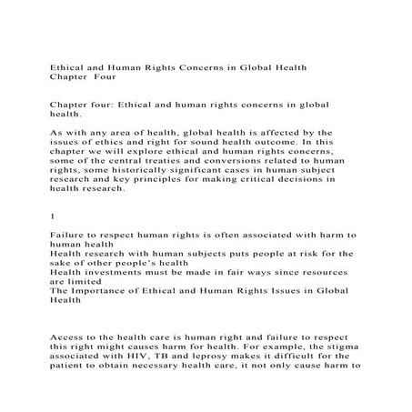 Ethical and Human Rights Concerns in Global HealthChapter  Fou.docx