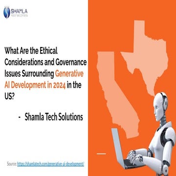 Ethical Considerations and Governance Issues Surrounding Generative AI Develo...