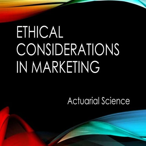 Ethical Considerations in Marketing and Environmentalism