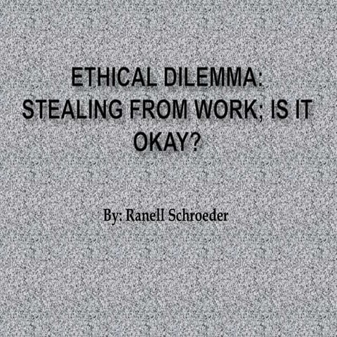 Ethical dilemma
