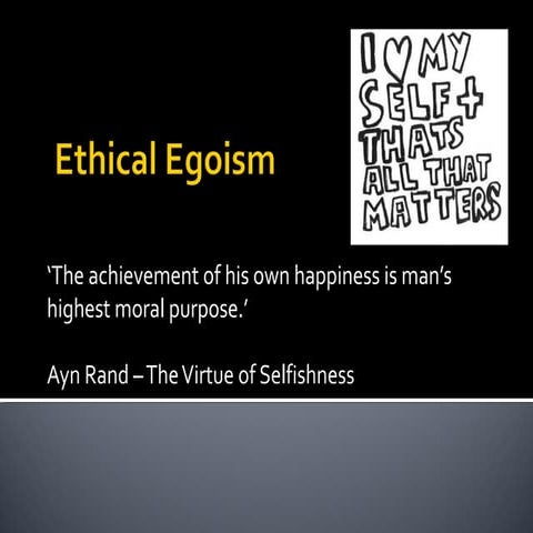 Ethical Egoism