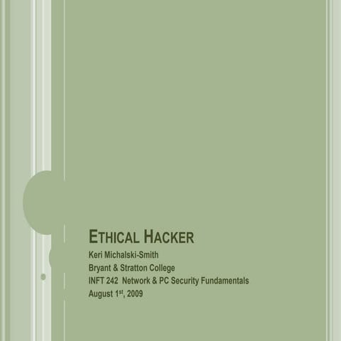 Ethical Hacker