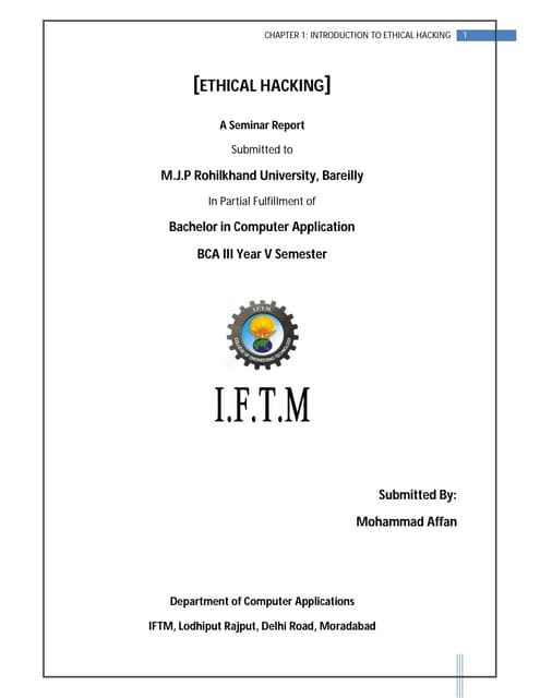 bachelor in ethical hacking
