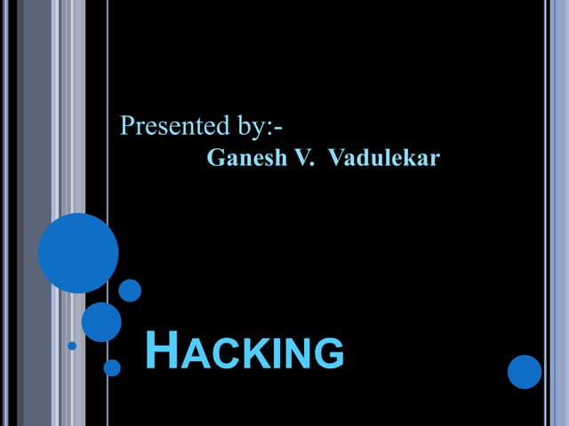 Ethical hacking