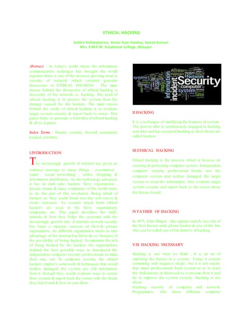 Ethical hacking