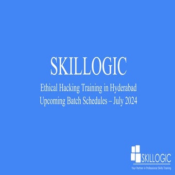 Ethical Hacking Training Course in Hyderabad