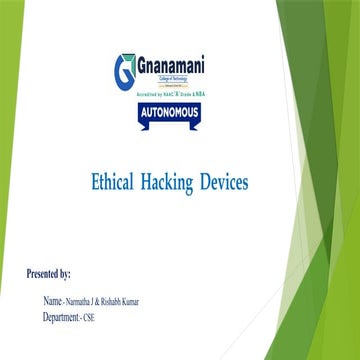Ethical Hacking Devices available for doing projects