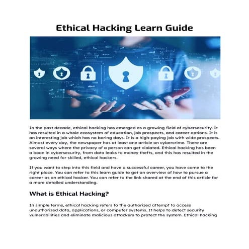 What Is Ethical Hacking and How Does It Work?