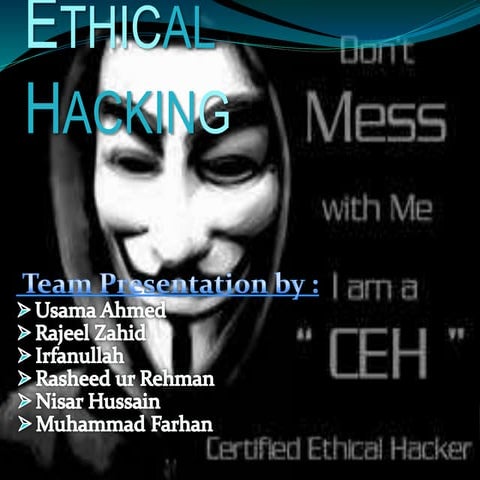 Ethical hacking presentation