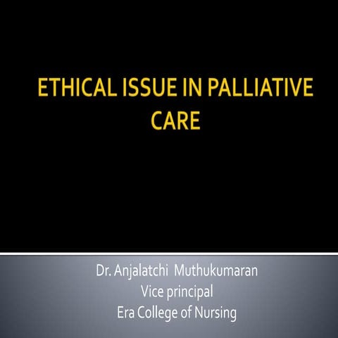 BIOETHICS. DIGNITY IN DEATH AND DYING | PDF