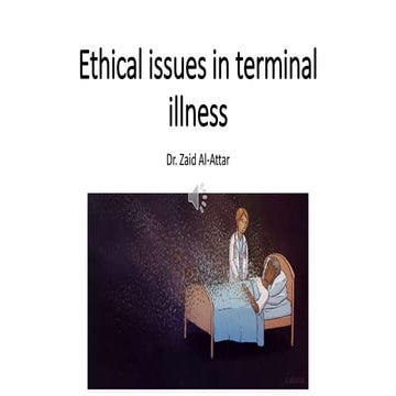 Ethical issues in terminal illness | PPTX