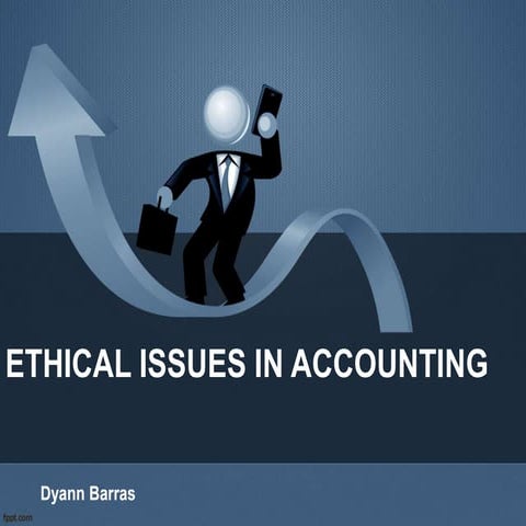 Ethical issues in accounting