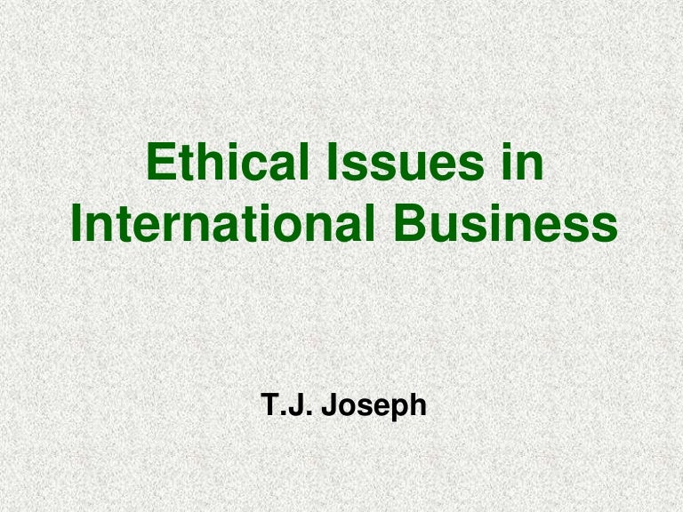 Ethical issues in ibd