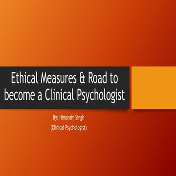 Ethical Measures & Road to become a Clinical.pptx