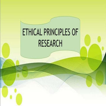 Ethical Principles Pptx