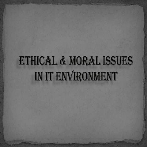 Ethics in IT