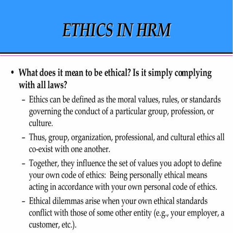 Ethics