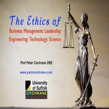 The Ethics of Engineering and Business