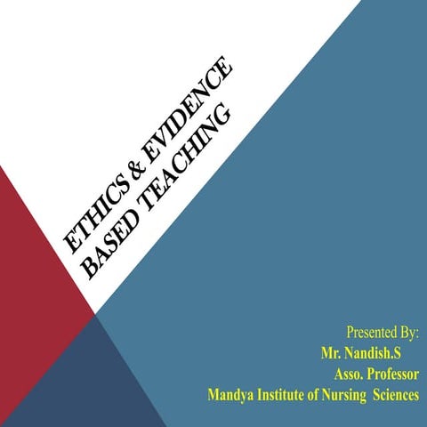 Ethics and Evidence based teaching in Nursing.pptx
