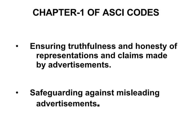 Ethics In Advertising