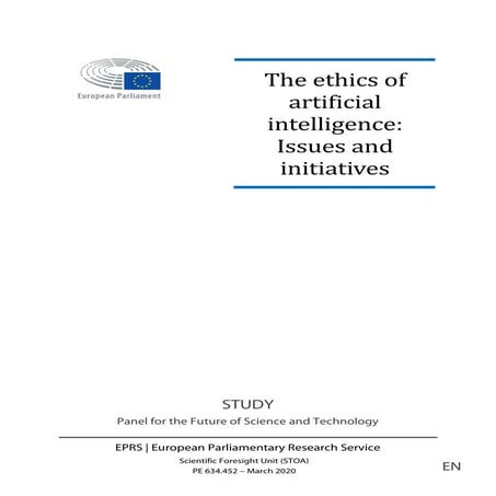 material of ethics and artificial intelligence