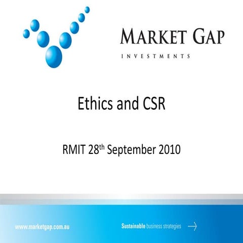 Ethics And Csr