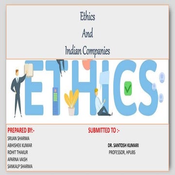 Ethics and indian companies
