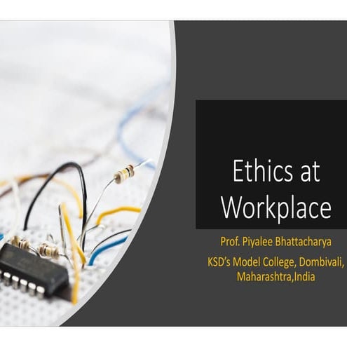 Ethics at workplace