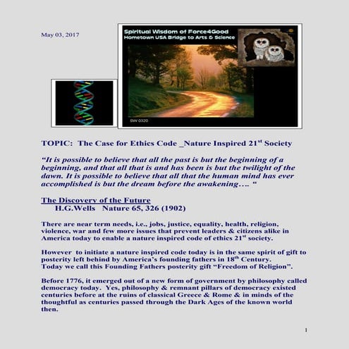 Ethics code 21st summary