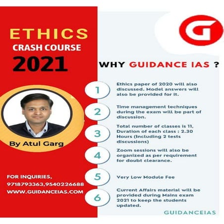 Ethics crash course 2021