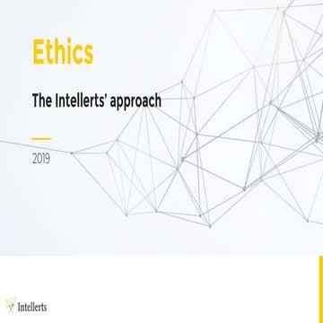 Data Ethics - The Intellerts appraoch