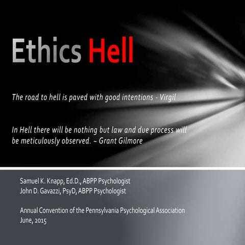 Ethics hell