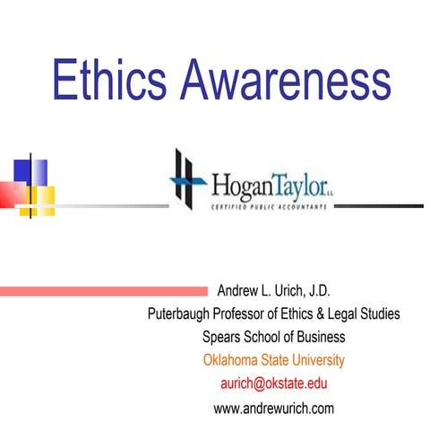 Ethics Hogan Taylor December 12, 2012