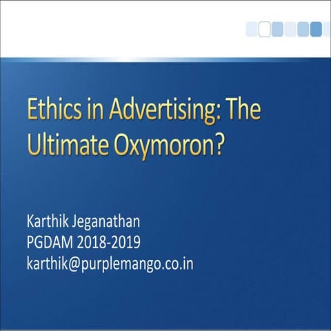 Ethics in Advertising