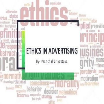 Ethics in advertising